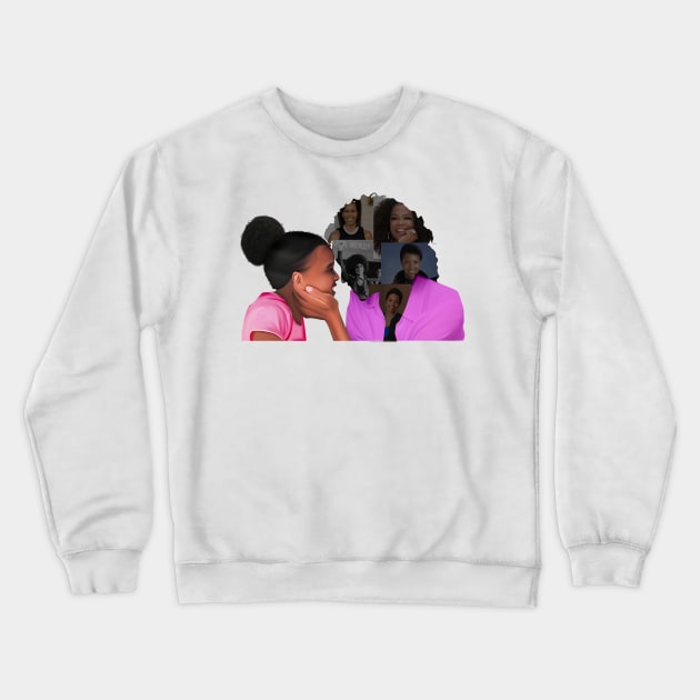 Black Mother and Daughter Crewneck Sweatshirt by Diaspora Wear